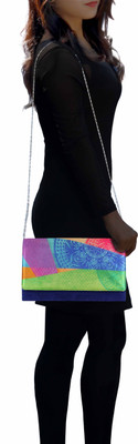 

The Ringmaster Casual Blue Clutch