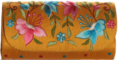 

Soulful Threads Party Yellow Clutch
