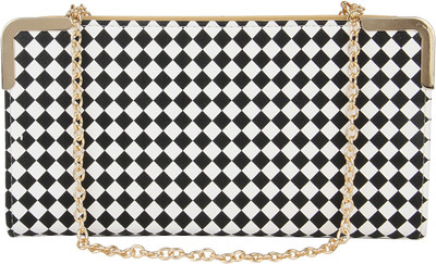 

Lino Perros Party Black, White Clutch