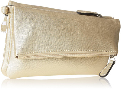 

Lavie Women Casual Gold Sling Bag