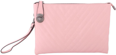 

Priya Exports Party Pink Clutch