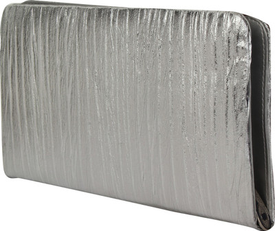 

Do Bhai Party Silver Clutch