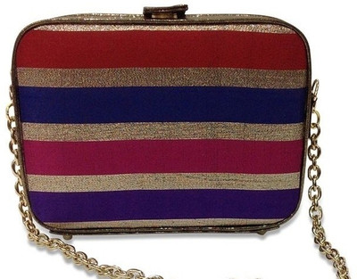 

The Peacock Plum Casual, Party Multicolor Clutch
