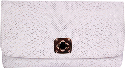 

Womaniya Party White Clutch