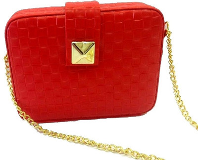

The Peacock Plum Casual, Party Red Clutch