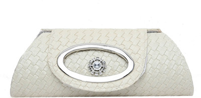 

Jolie Party White Clutch