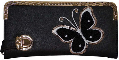 

slunk Party Black Clutch