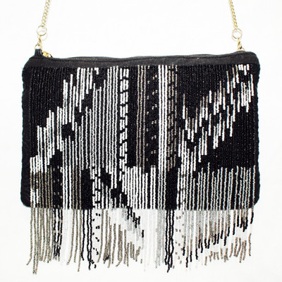 

Tiara Casual Black Clutch