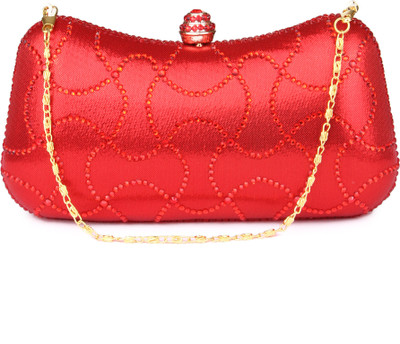 

Kleio Formal Red Clutch