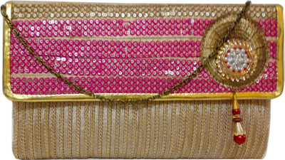 

Bhamini Party Pink Clutch