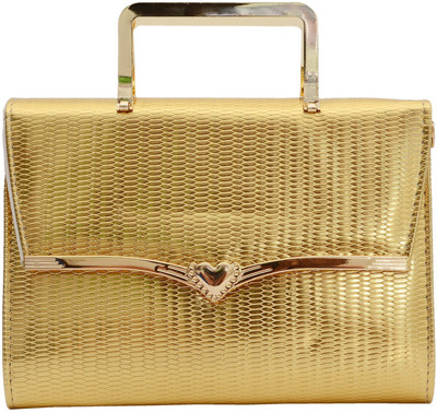 

Bagaholics Casual Gold Clutch