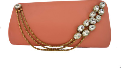 

Mahadev Exports Casual Orange Clutch