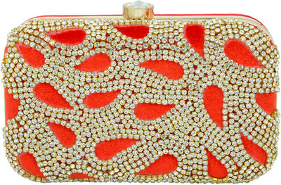 

Tooba Handicraft Party Multicolor Clutch