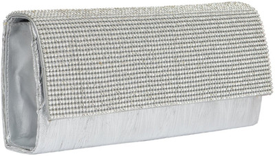 

Bagaholics Party Silver Clutch