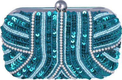 Posh Party Green Clutch