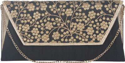 

Sunbeams Casual Black Clutch
