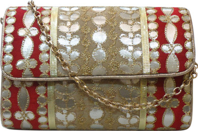 

Bhamini Party Gold Clutch