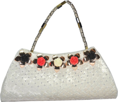 

Arisha kreation Co Party White Clutch