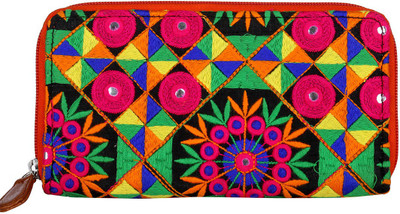 

Rajrang Casual Green Clutch
