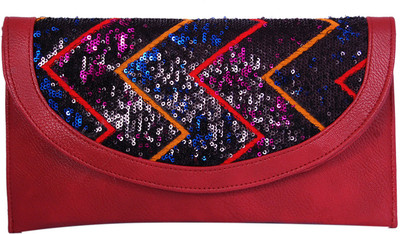 

Womaniya Party Red Clutch