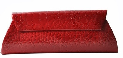 

Calvino Casual Red Clutch