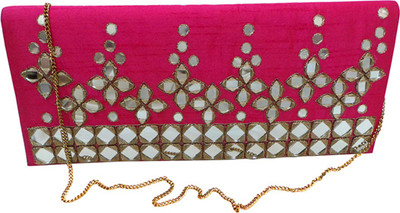 

Bhamini Party Pink Clutch