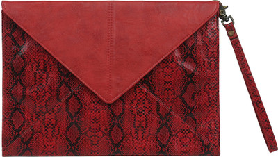 

FabAlley Party Red Clutch