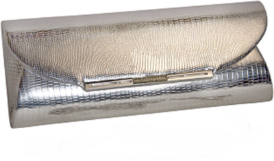 

KVM Casual Silver Clutch