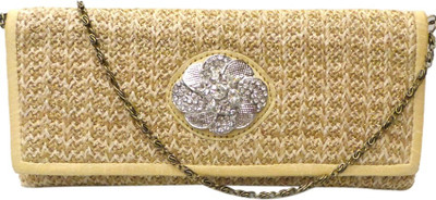 

Bhamini Party Gold Clutch