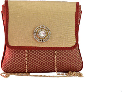

Mahadev Exports Casual Maroon Clutch