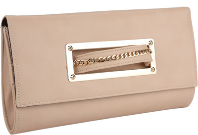 

Fur Jaden Party Beige Clutch