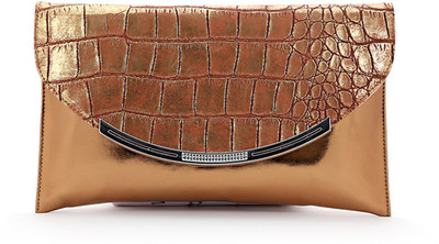

Elligator Party Brown Clutch