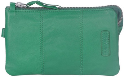 

Justanned Casual Green Clutch
