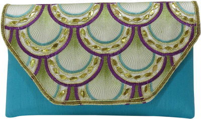 

Deepsum Party Blue Clutch