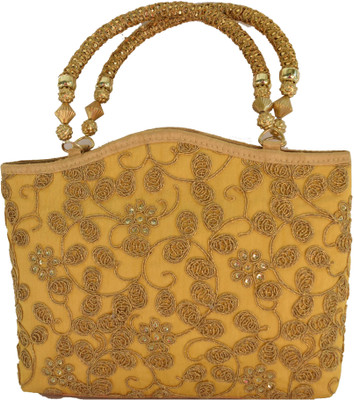 

Mahadev Exports Casual Yellow Clutch