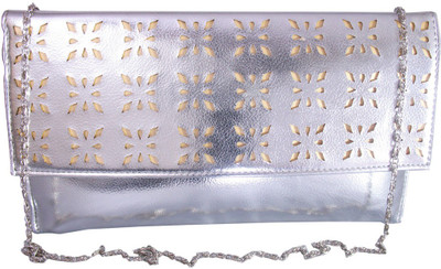 

Lion Heart Party Silver Clutch
