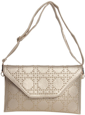 

Reedra Casual Gold Clutch