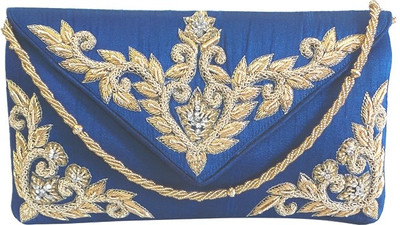 

Bhamini Party Blue Clutch