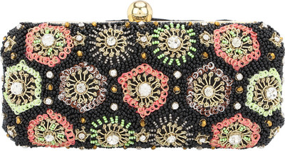 

CREATIVE EMBELLISHMENT Party Multicolor Clutch