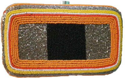 

The Indian Handicraft Store Party Black Clutch
