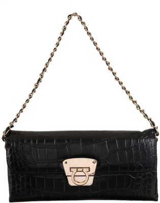 

Peaubella Party Black Clutch