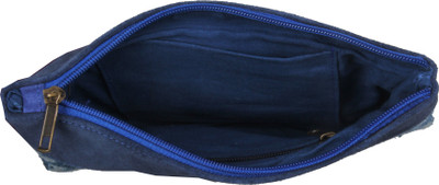 

Jaipur Textiles Hub Casual Blue Clutch