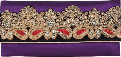 

Anekaant Party Purple, Multicolor Clutch, Multicolor;purple