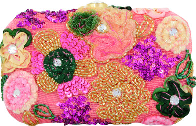 

Tooba Handicraft Party Multicolor Clutch