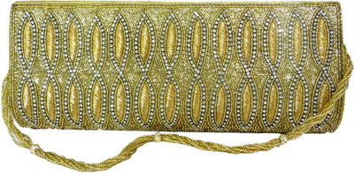 

Kawaii Casual Gold Clutch