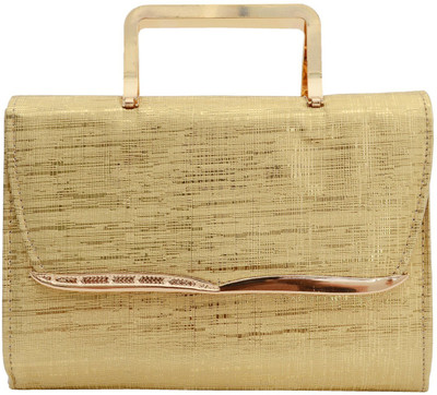

Bagaholics Casual Gold Clutch