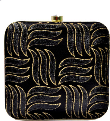 Duchess Party Black Clutch