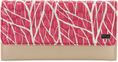 

Goodwill Leather Art Casual Pink, Beige Clutch, Beige;pink