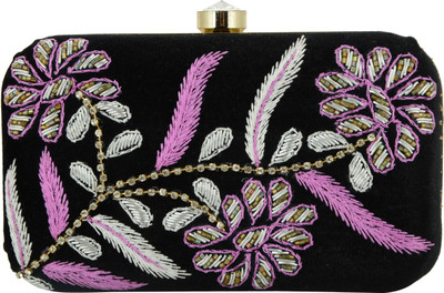 

Tooba Handicraft Party Multicolor Clutch