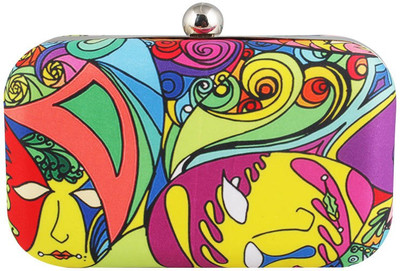 

The Purple Sack Party Multicolor Clutch